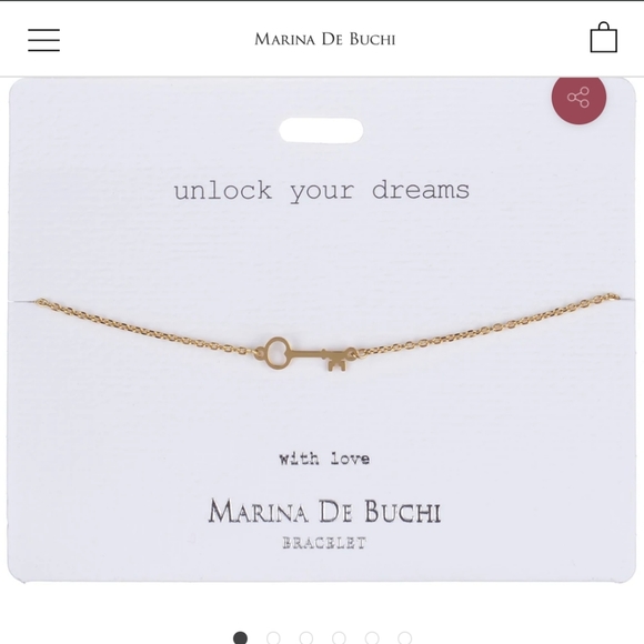 Marina De Buchi - 'Unlock Your Dreams’ Luxe Key Freedom Bracelet - Picture 2 of 6
